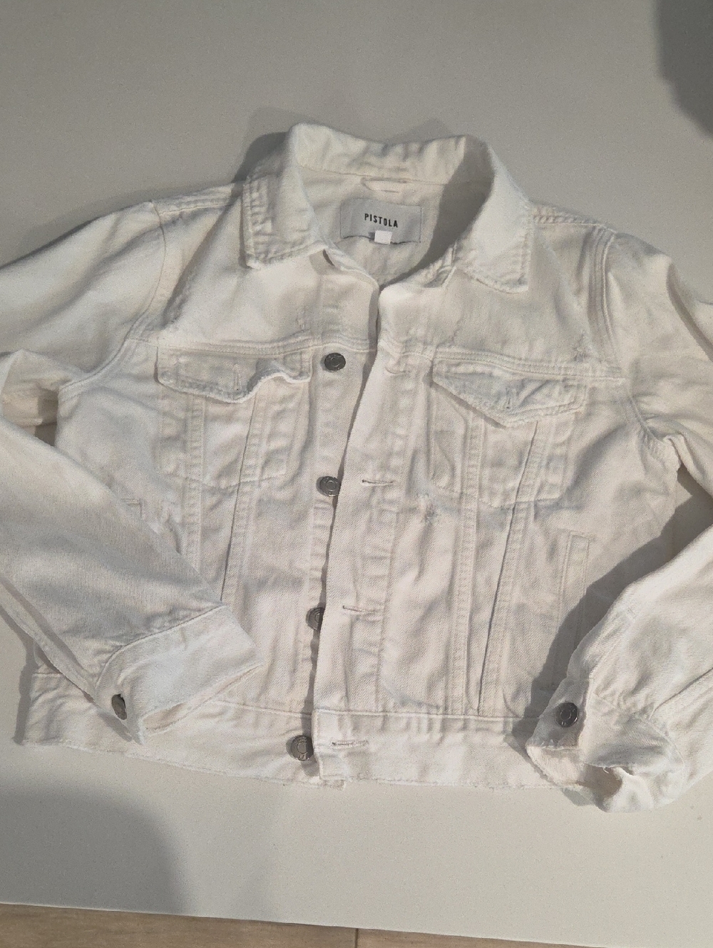 Pistola White Denim Jacket - Women's Classic Trucker